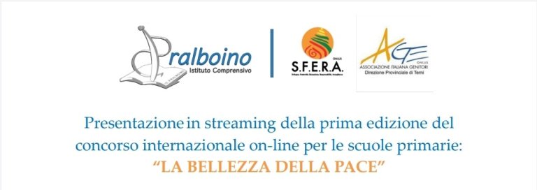 Presentazione della prima edizione del concorso internazionale per le scuole primarie:  “LA BELLEZZA DELLA PACE”